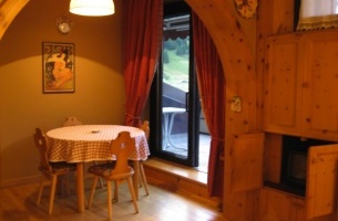 Livigno - apartmán BORCH - typ BILO - jídlení kout